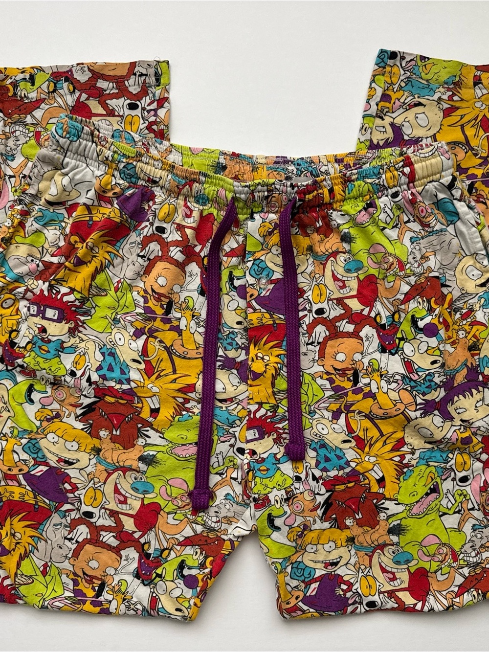 90s Y2K Vintage Inspired Nickelodeon Print Pajama Pants Loungewear Streetwear